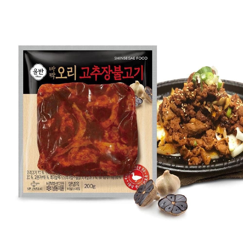올반키친 바짝 오리 불고기 간장/고추장 200g x 4팩