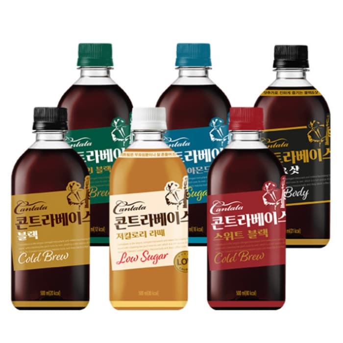 칸타타 콘트라베이스 6종 500ml 24개입