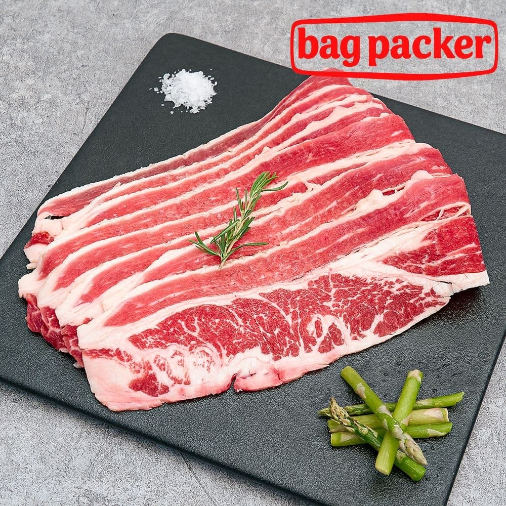 빽패커 미국산 프리미엄 우삼겹 250g x 6팩 총 1.5kg