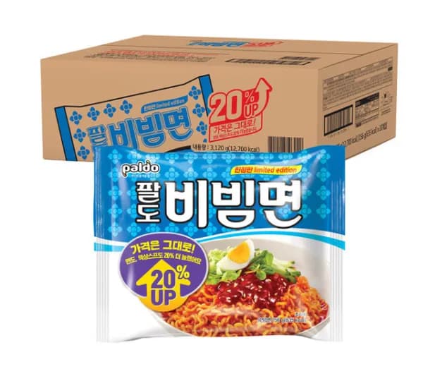 팔도 비빔면 156g 20개