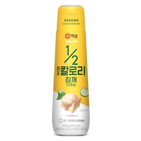 백설 하프칼로리 참깨 드레싱 245g 2개