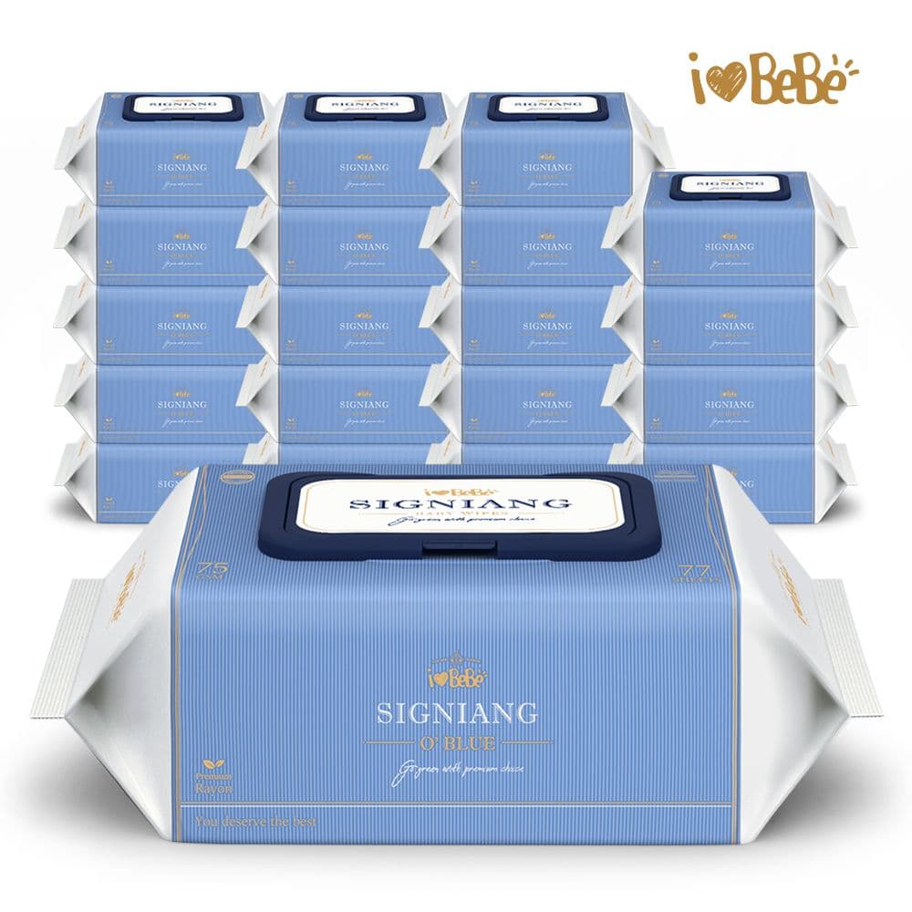 아이러브베베 시그니앙 오블루 77매 20팩 75g 물티슈