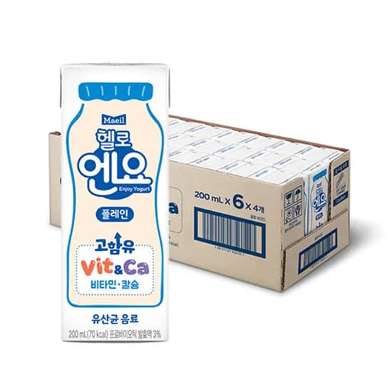 11번가) 헬로엔요 플레인 200ml 24팩 9,900원