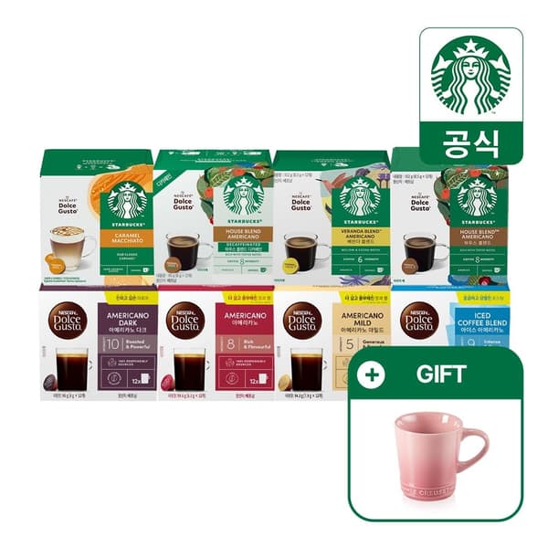 롯데온) 스타벅스 돌체구스토 카푸치노 12캡슐 / 5,400원