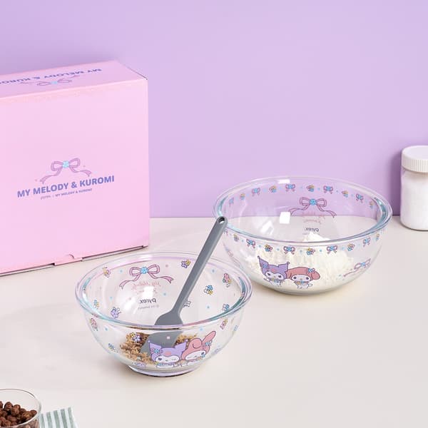 키디) 파이렉스 마이멜로디와 쿠로미 믹싱볼 2P 27,960 무배