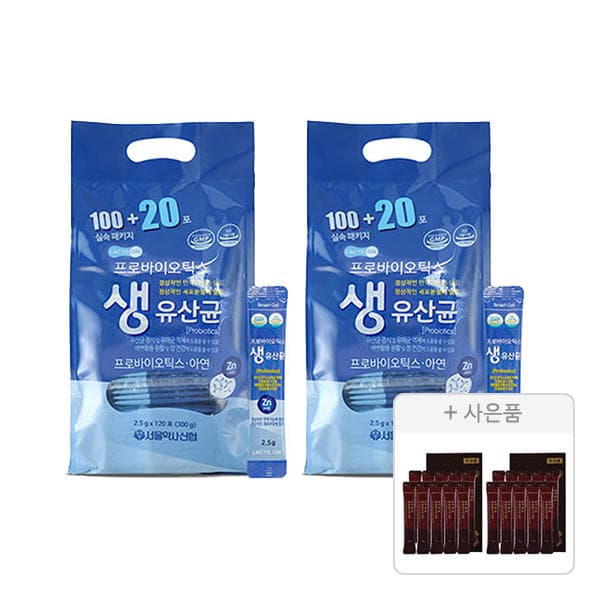 11번가) 서울약사신협 프로바이오 유산균 240포+홍삼 20포 티멤 21,070원