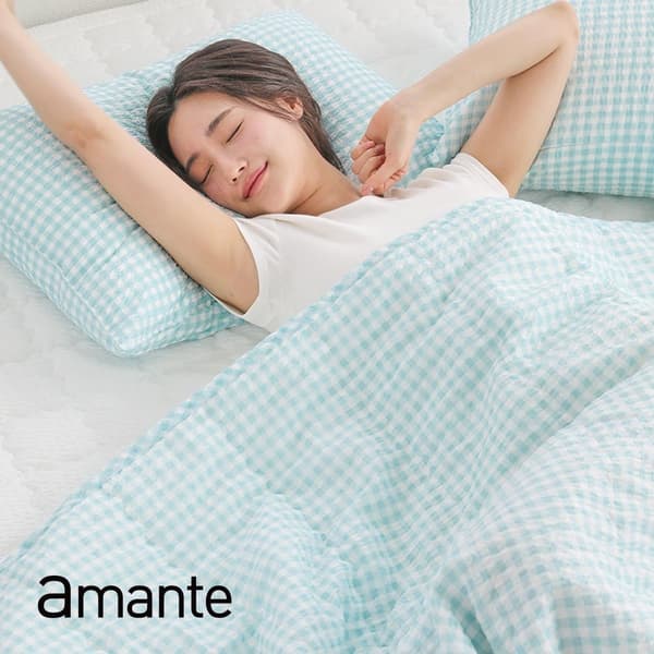 롯데온) 아망떼 듀라론 냉감 여름 차렵이불 SS 46,320원