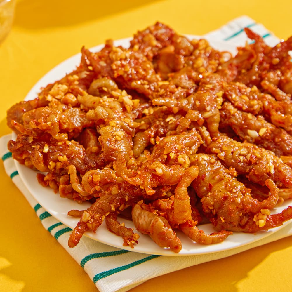 네이버 젠틀파머스) 마늘무뼈 닭발400g 2팩 11900원 무료배송