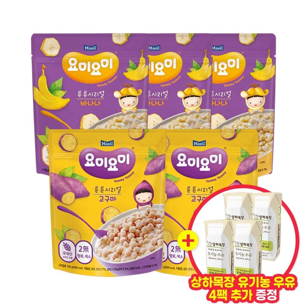 롯데온) 요미 튼튼시리얼 100g 5봉지 15,290원