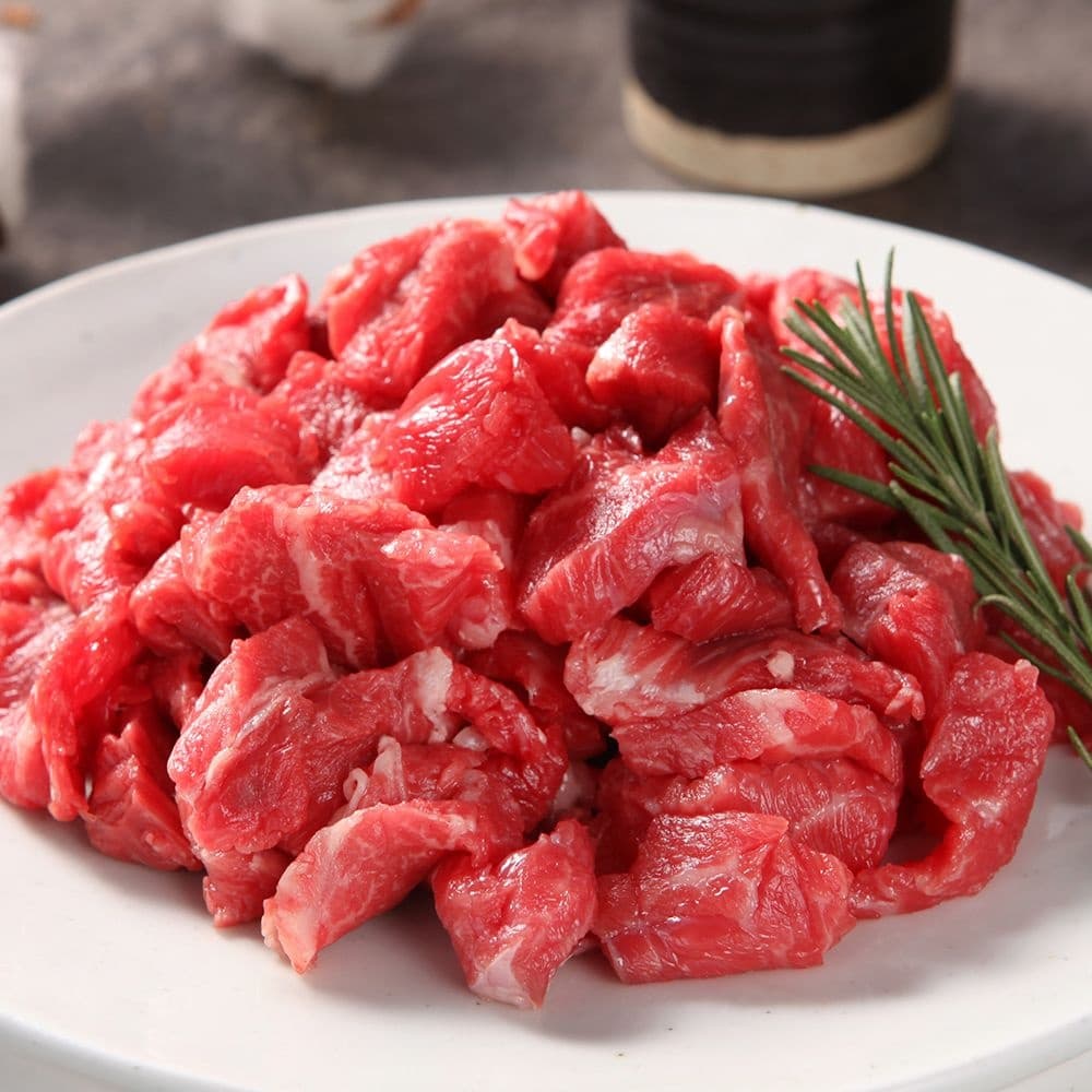 롯데온) 한우 1++ 국거리 1kg 20,800원 무배
