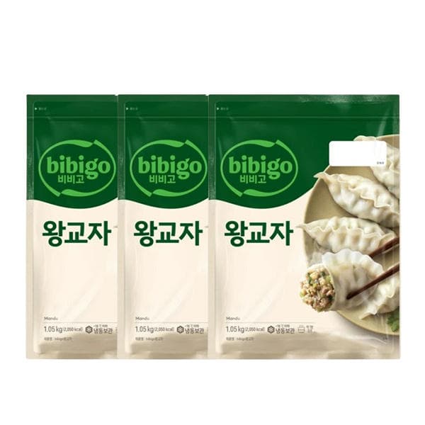 11번가+티멤+페이) 비비고 왕교자 1.05kg 3개 18,200원(개당 6,066원)