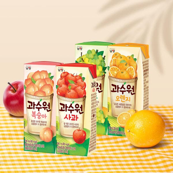 11번가) 과수원 190ml 4종 24팩+24팩 골라담아 12,420원 무배