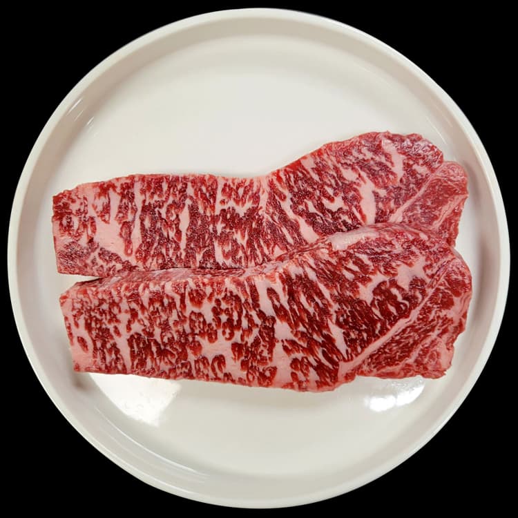 1++ 한우 채끝스테이크 200g 16,000원 무배
