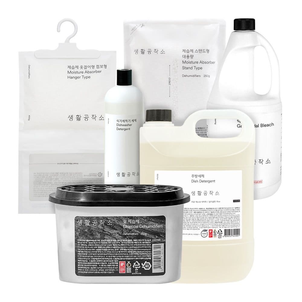 롯데온) 생활공작소 숯제습제 520ml 24입+컴포즈깊콘증정 16,950원 무배