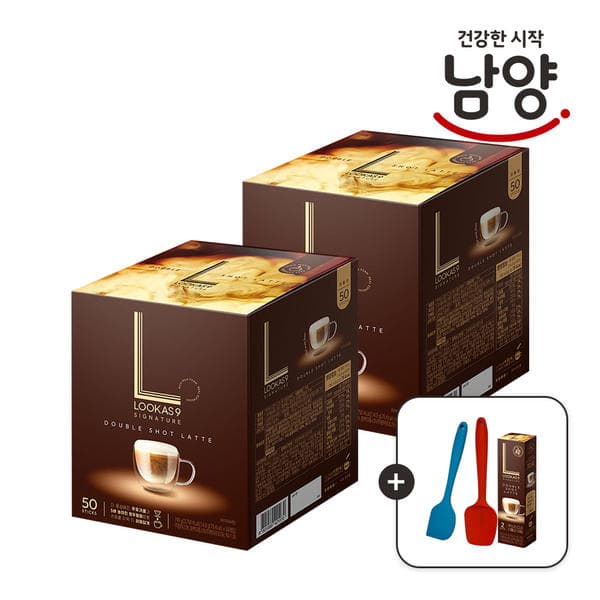 11번가)루카스더블샷라떼100T+2T+실리콘조리2종 핫딜  30,720원