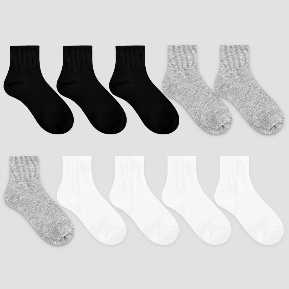 알리) 국내배송 국산 단목양말 10개 7,703원