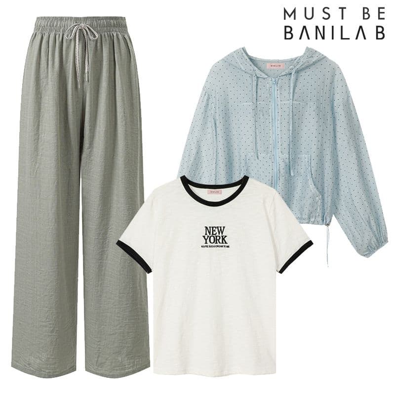 롯데온)여름용 도트 후드 바람막이 22,540원