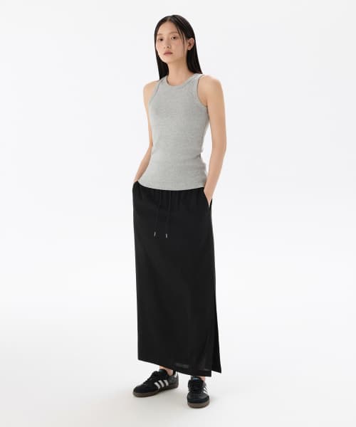 무신사 스탠다드 린넨 라이크 밴딩 롱스커트 21,890원