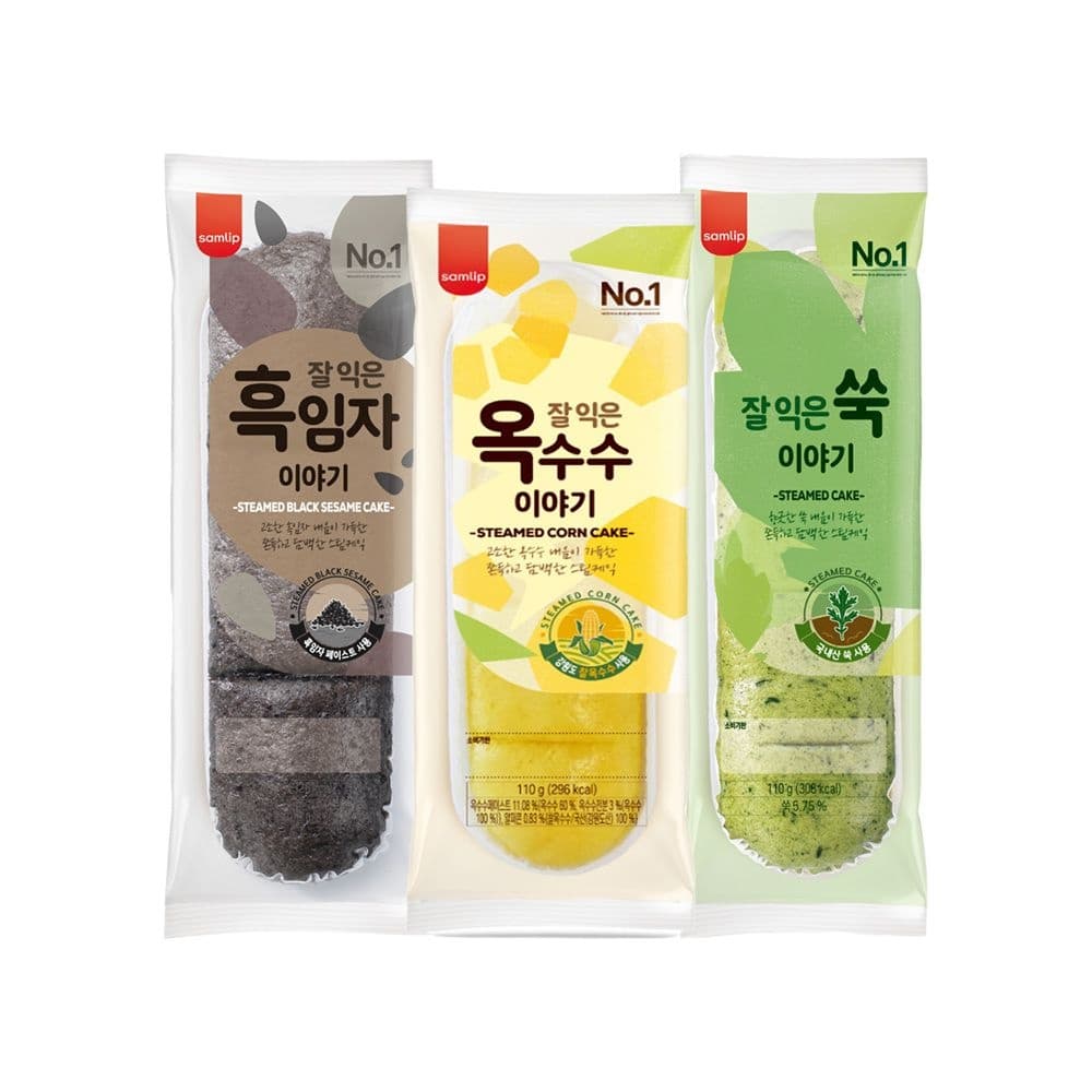 롯데온) 삼립 잘익은 옥수수/쑥/흑임자 10봉 10,930원 무배