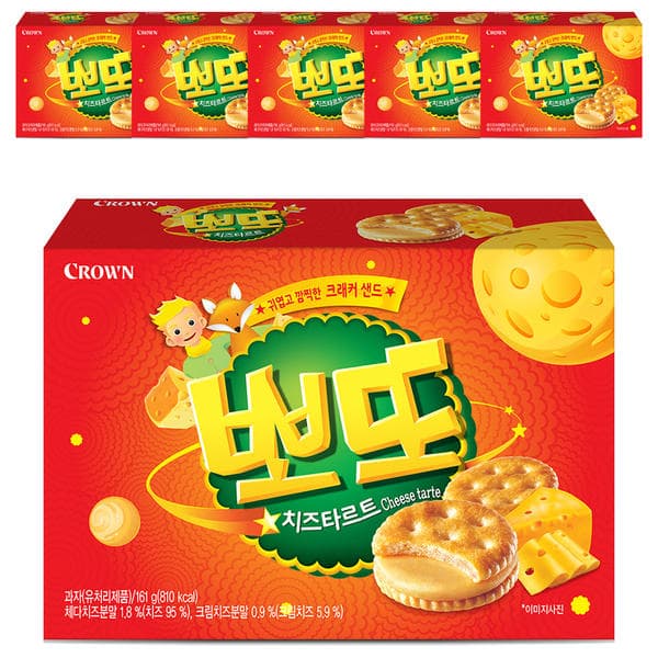 11번가 뽀또 치즈타르트, 161g, 6개, 10,830원