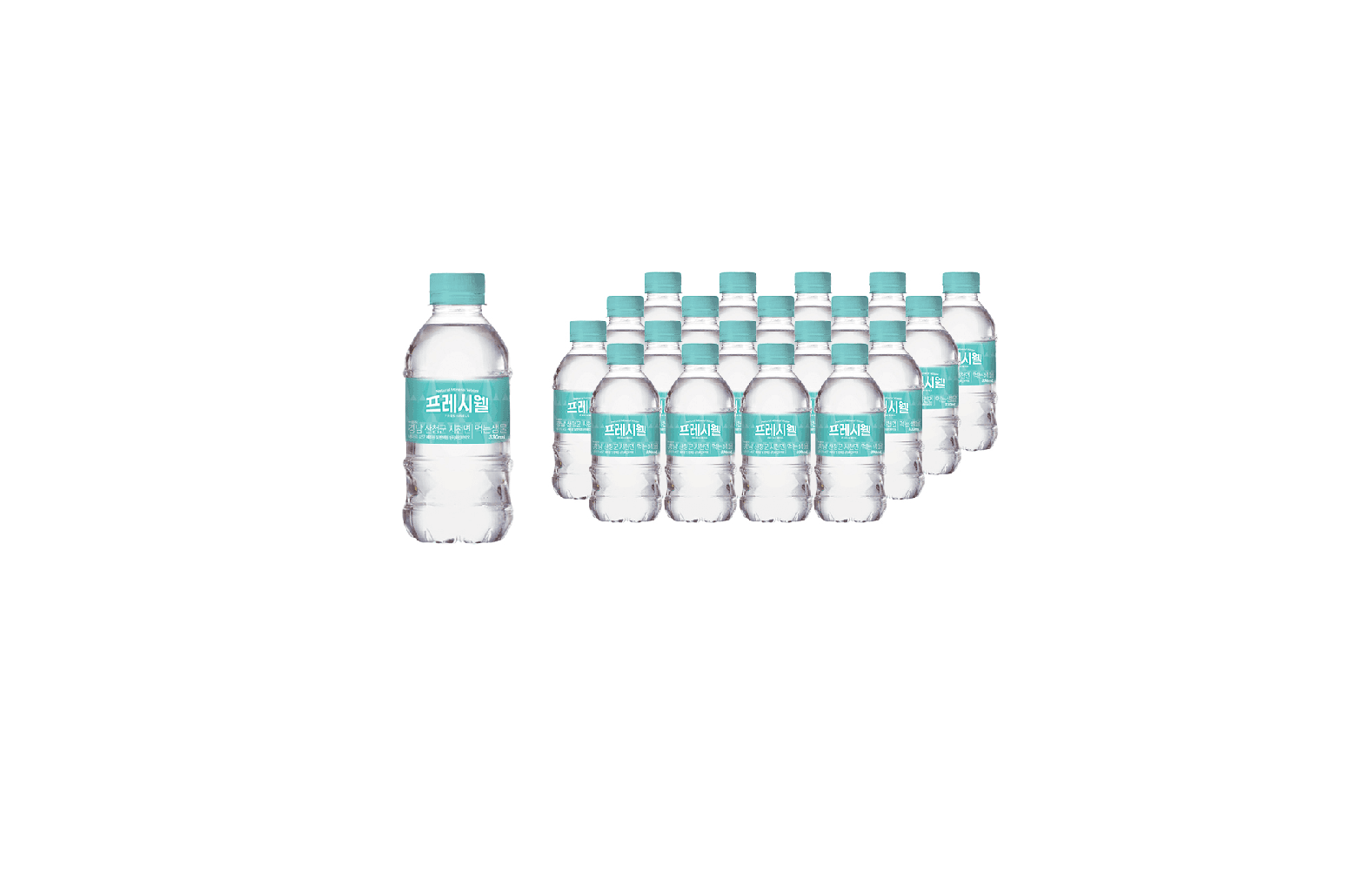 네이버) 지리산 물하나 프레시웰생수330ml X 40개 7,290원