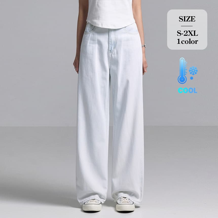 CJ)아이스연청 와이드 데님 팬츠 27,710원