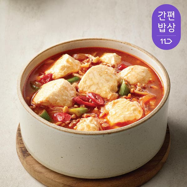 피코크 우리집 순두부찌개 500g x 4팩 14,960원