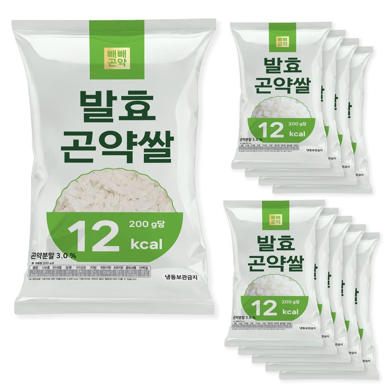 발효곤약쌀 200g 10개