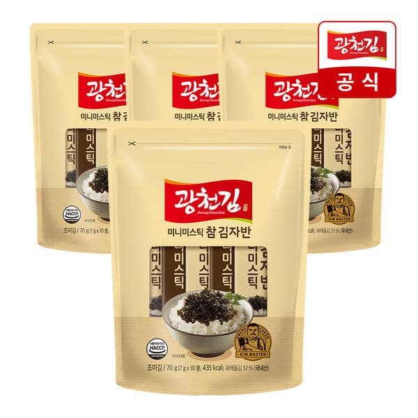 광천김 참 스틱 김자반 7g x 40봉