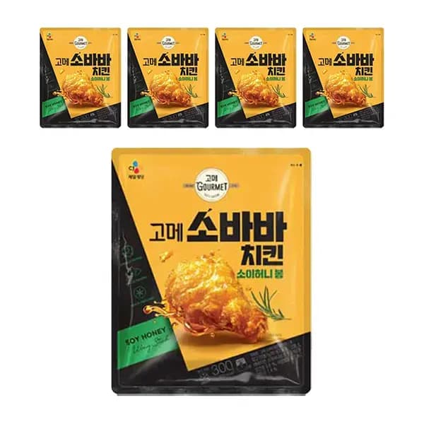고메 소바바치킨 소이허니 봉 300g 5개