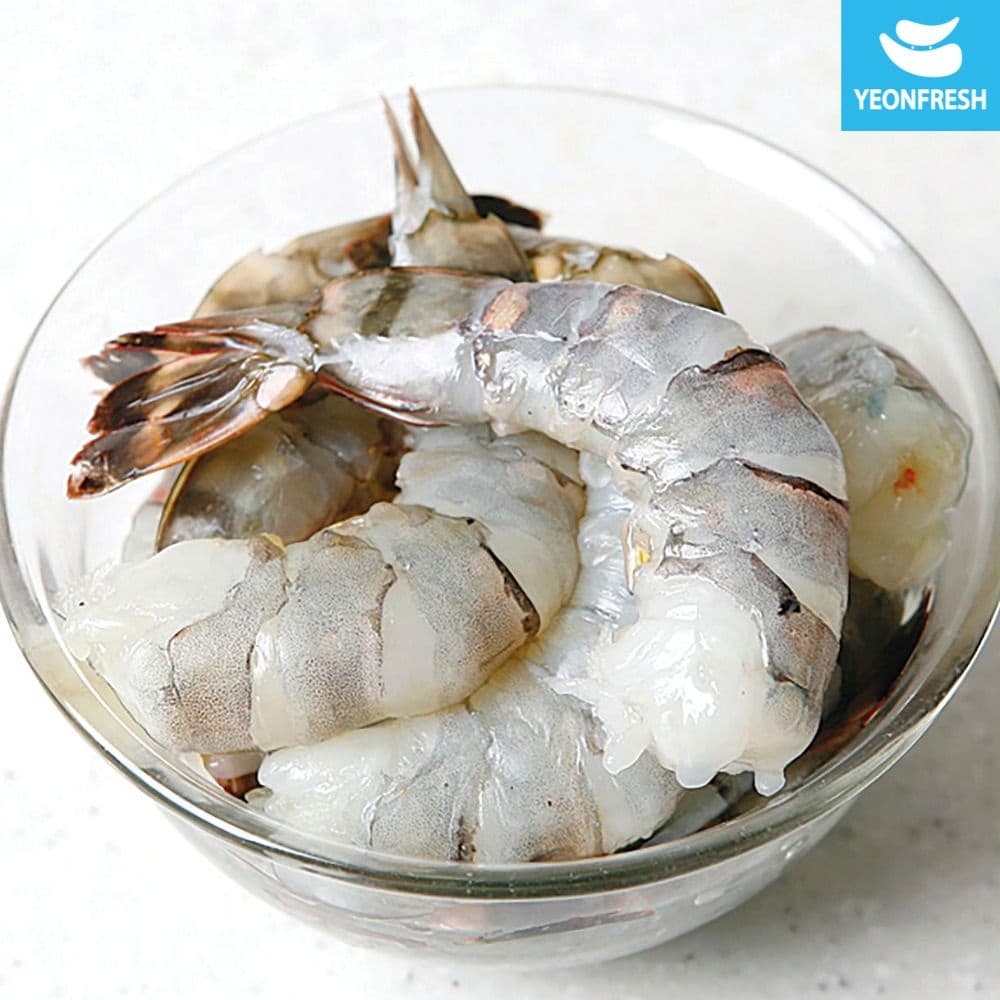 꼬리 있는 냉동 칵테일새우 900g 60미-80미