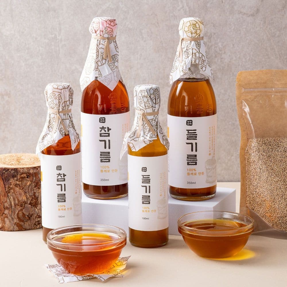 저온압착 참기름 2병