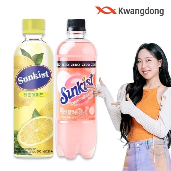 광동 썬키스트 레몬에이드 500ml 24펫