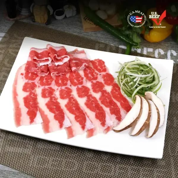 누리푸드 미국산 3초 우삼겹 구이샤브용 250g x 6팩