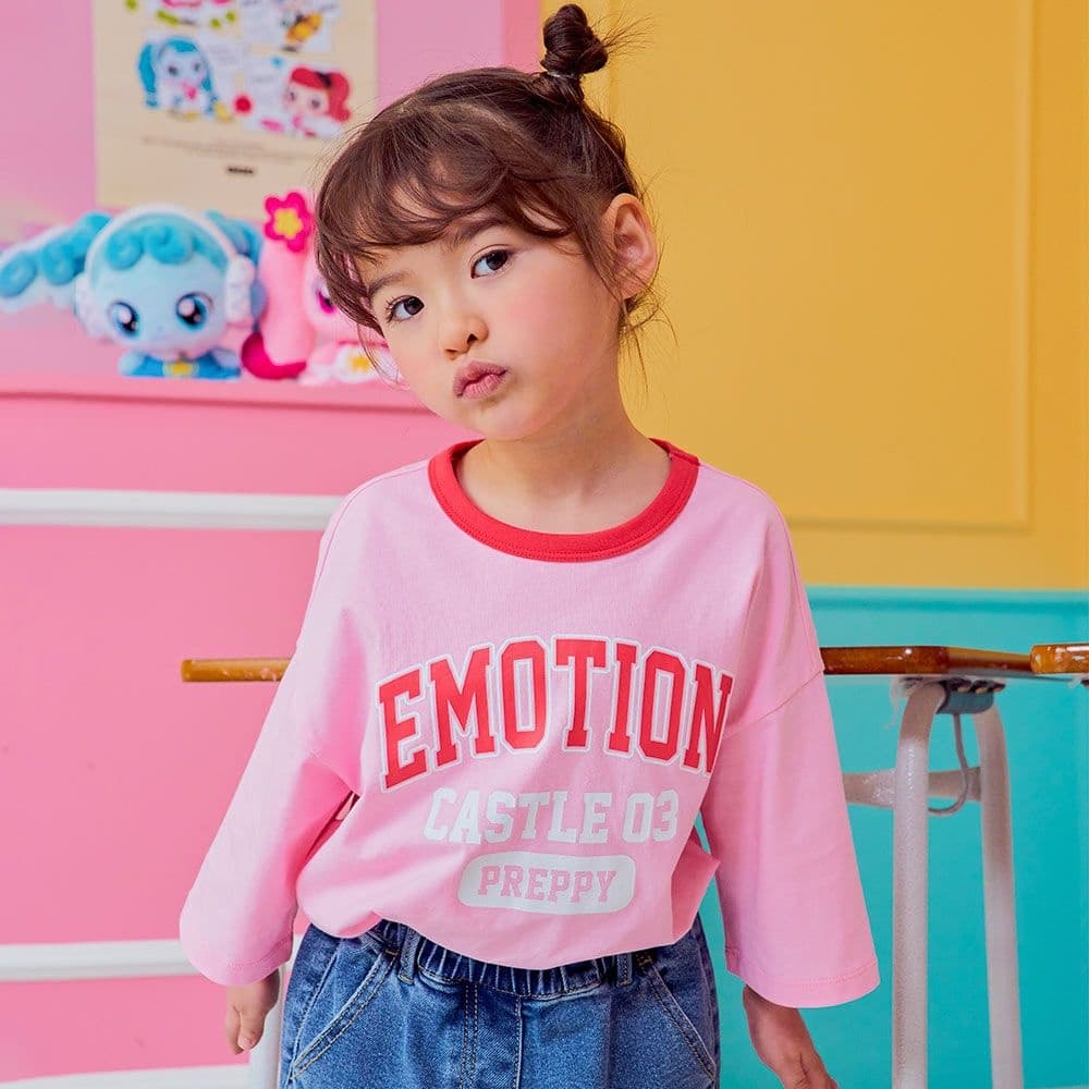 캐치티니핑 7부 티셔츠