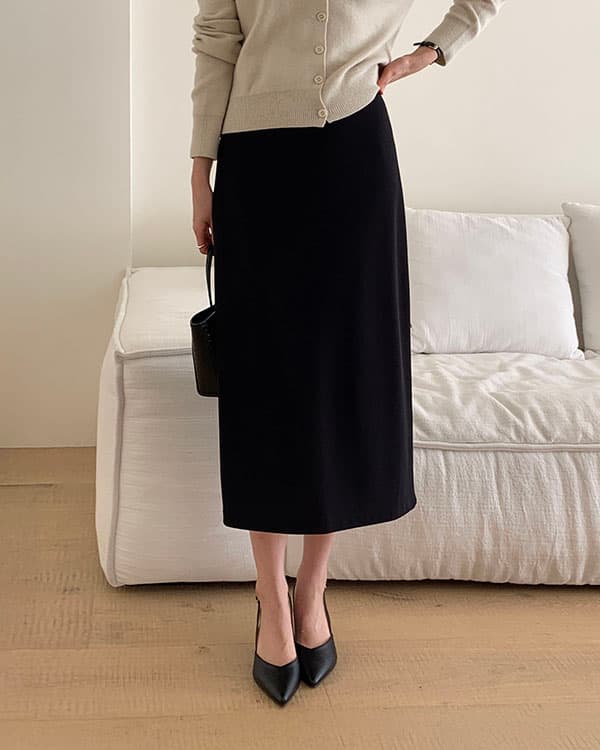 밴딩 롱 스커트