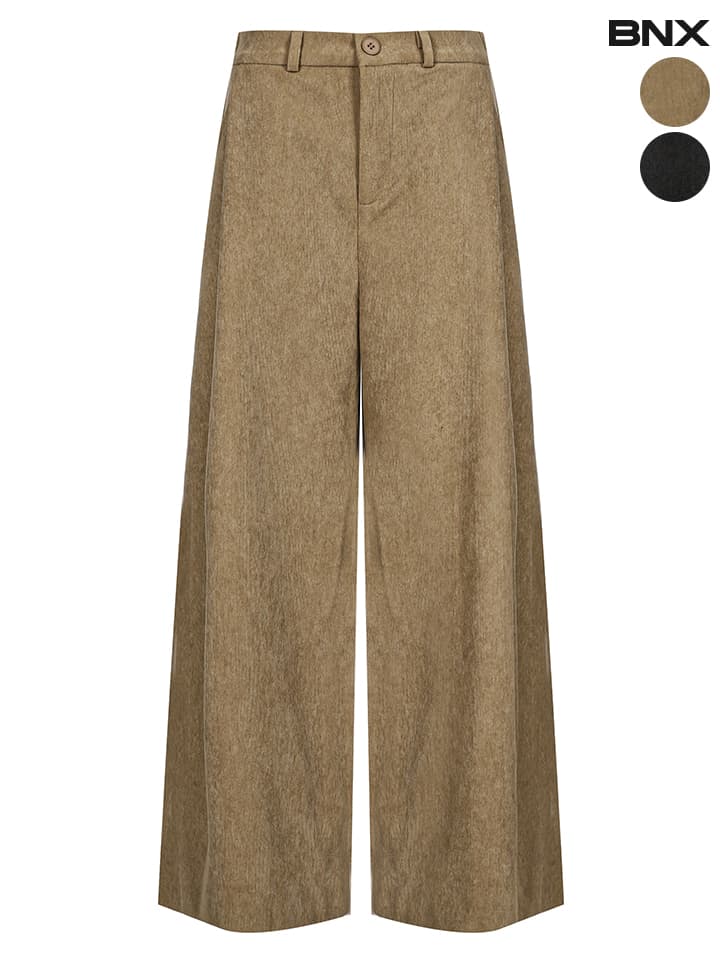 밴딩 코듀로이 와이드팬츠