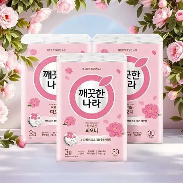 깨끗한나라 화장지 3팩