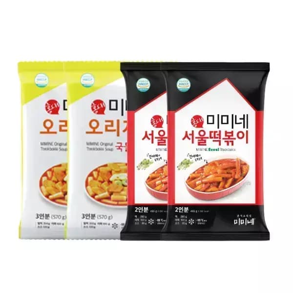 T감사제 미미네 오리지널 국물떡볶이 2봉 서울떡볶이 2봉