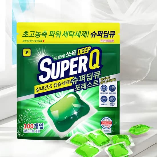 슈퍼딥큐 캡슐세제 포레스트 100개입