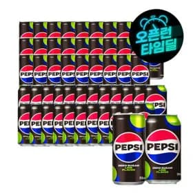 펩시콜라 제로라임 210ml 30캔 355ml 24캔