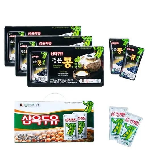 삼육 검은콩과 칼슘 및 삼육두유 총 80팩 핫딜