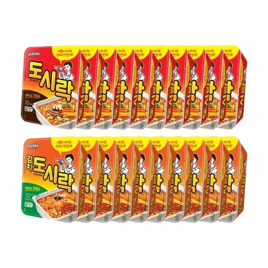 알리코인딜 팔도 도시락 86g 10개 김치 도시락 86g 10개 11338원 개당566원 핫딜