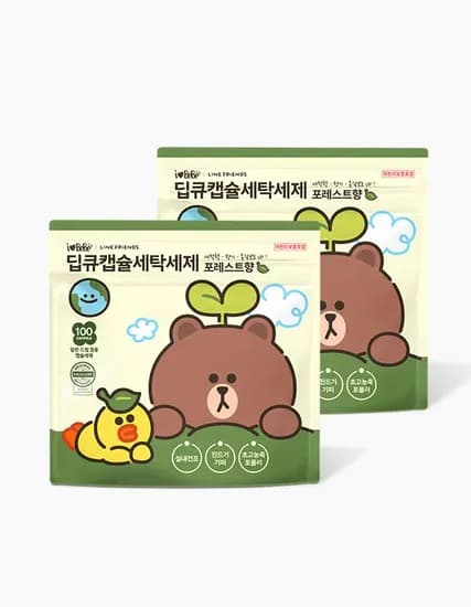아이러브베베 라인프렌즈 포레스트 캡슐세제 200개
