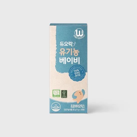 듀오락 유기농 베이비 유산균 외 다양 30포 8,640원