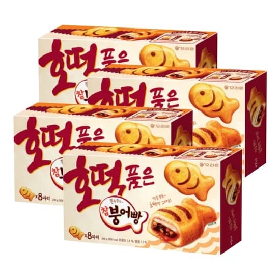 오리온 참붕어빵 248g 외 다양 4박스 쿠폰 포함 13900원