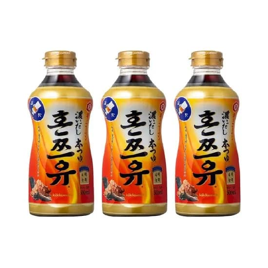 기꼬만 혼쯔유 500ml 3개