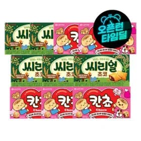 씨리얼 초코 42g 10개 + 칸쵸 54g 10개
