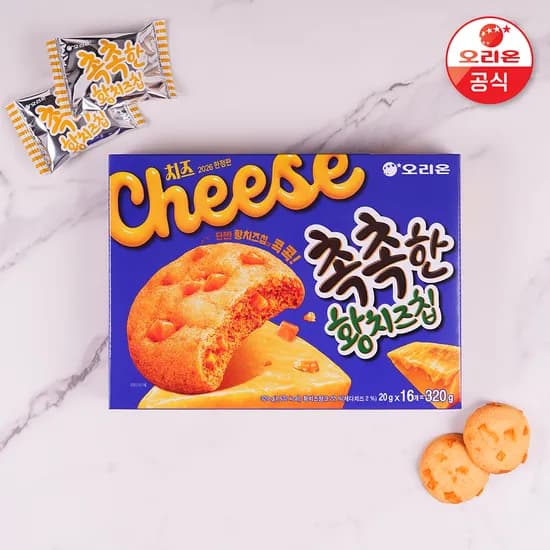 오리온 촉촉한황치즈칩 320g 4개