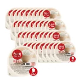 햇반 백미 작은공기 130g 36개 21,440원